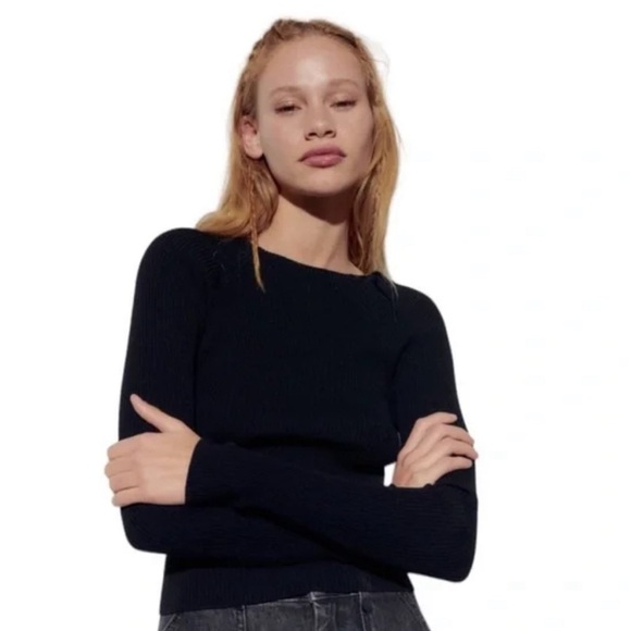 NWT Zara Cut Out Open Back Top Size L - Picture 5 of 12